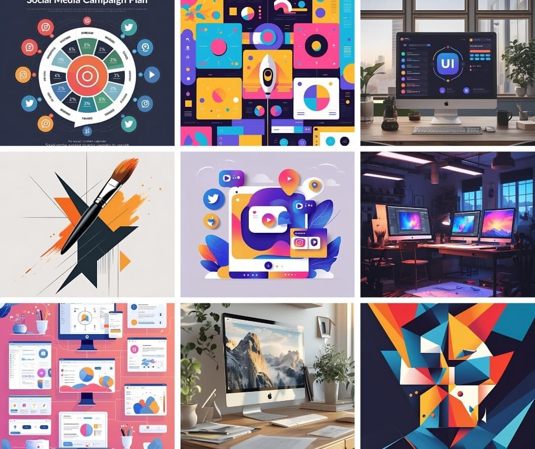 A stylish mood board for an event